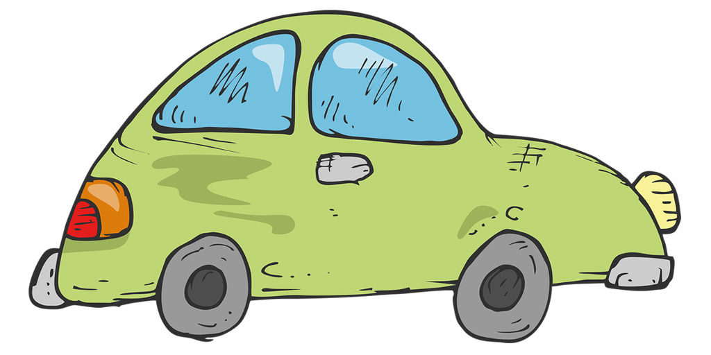 Drawing of a car