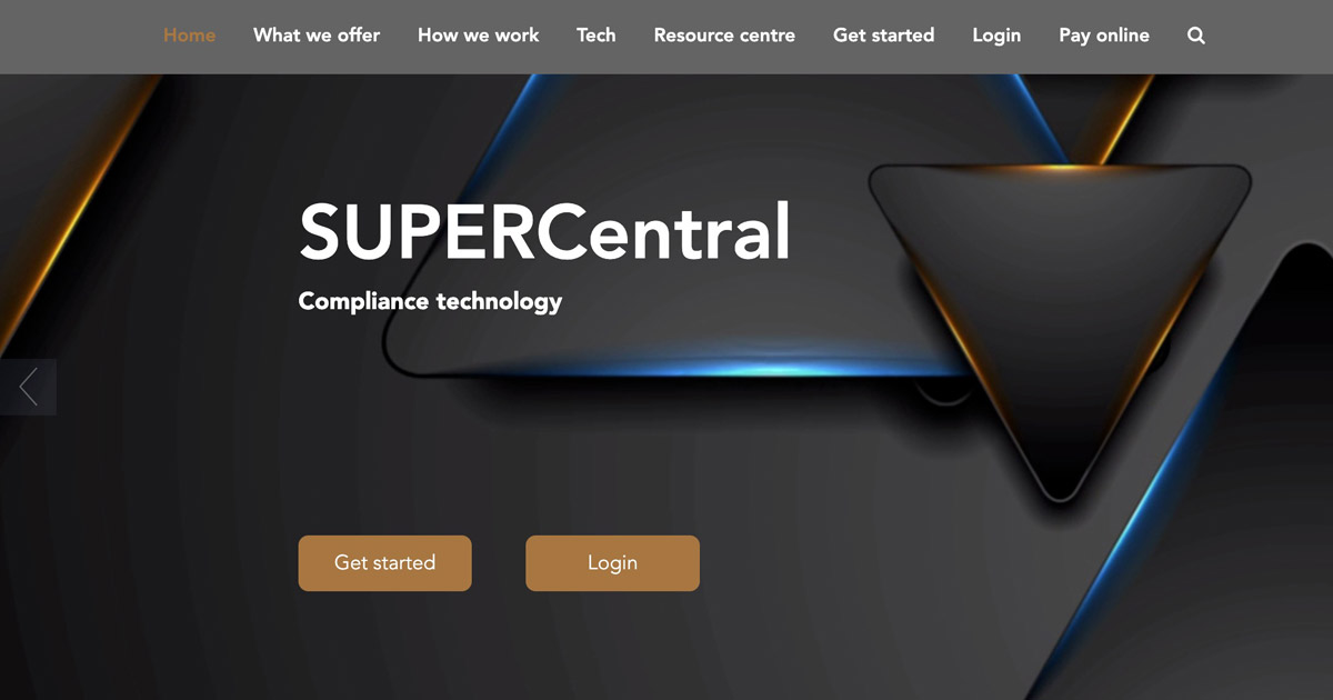 SUPERCentral homepage